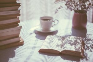 開かれた本と読書の風景